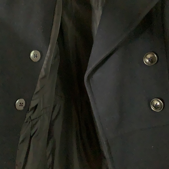 Navy banana republic wool coat size M - Picture 6 of 9